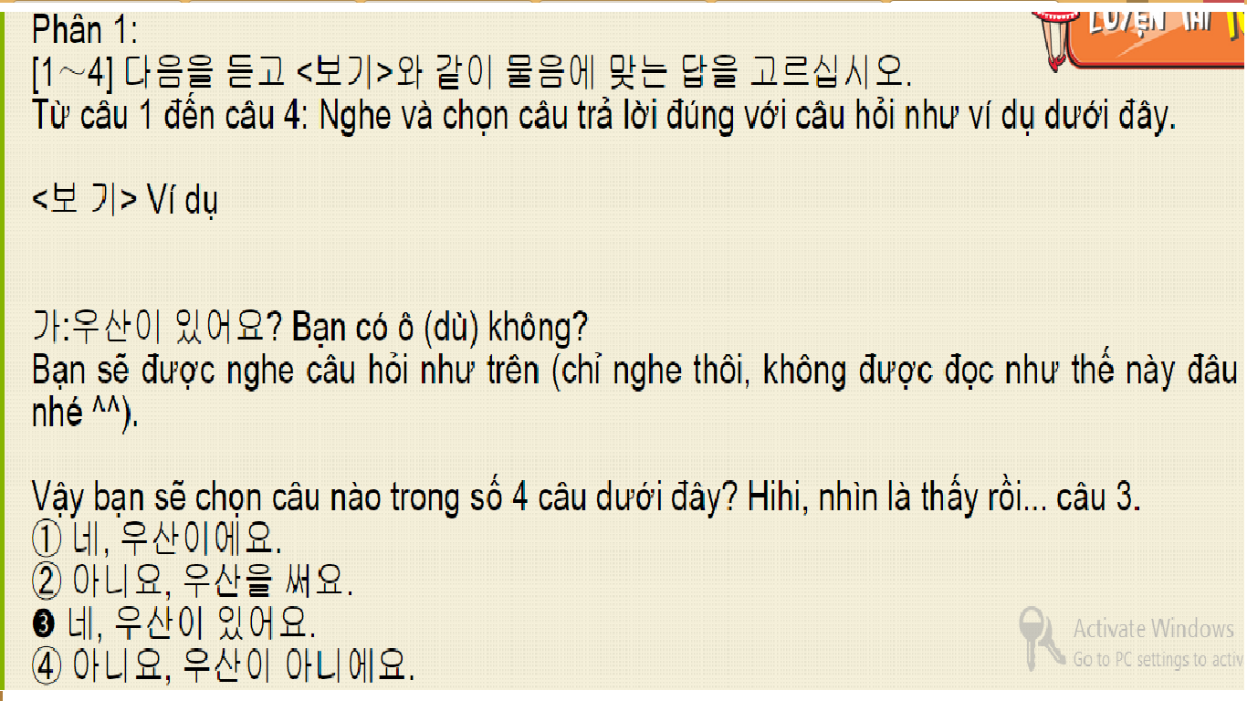 Những câu giao tiếp tiếng hàn Hằng ngày