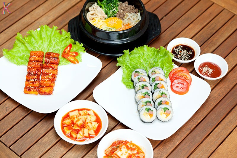 Những món ăn trong tiếng hàn được thể hiện ra sao?