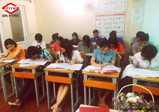 Lớp học tiếng Hàn tại SOFL