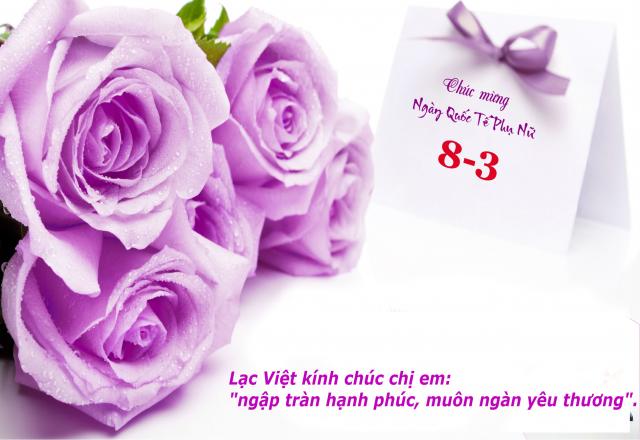 Gửi lời chúc yêu thương từ SOFL tới phái nữ nhân ngày 8/3