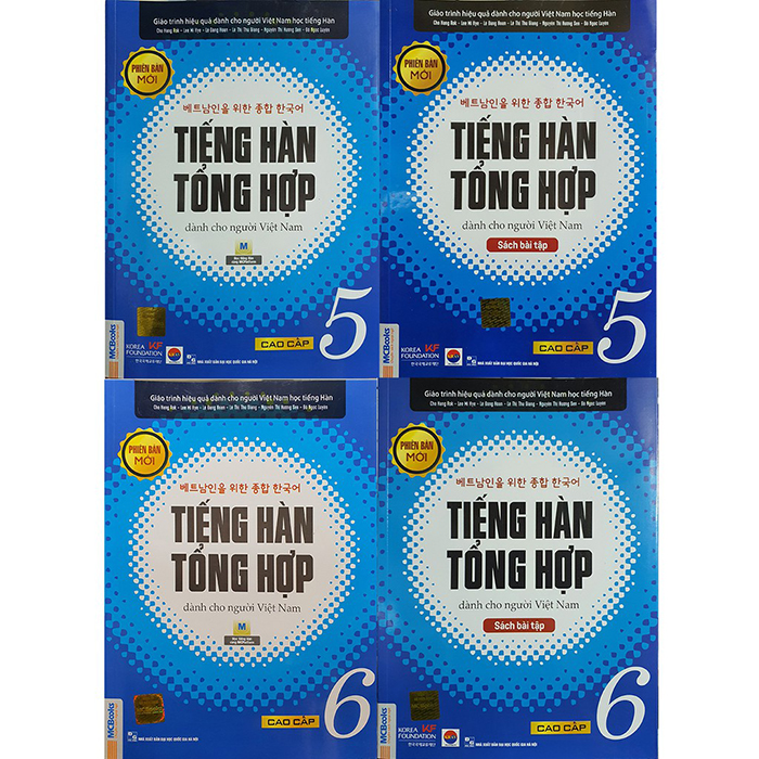 Sách Giáo trình Tiếng Hàn tổng hợp dành cho người Việt Nam cao cấp 5 và 6